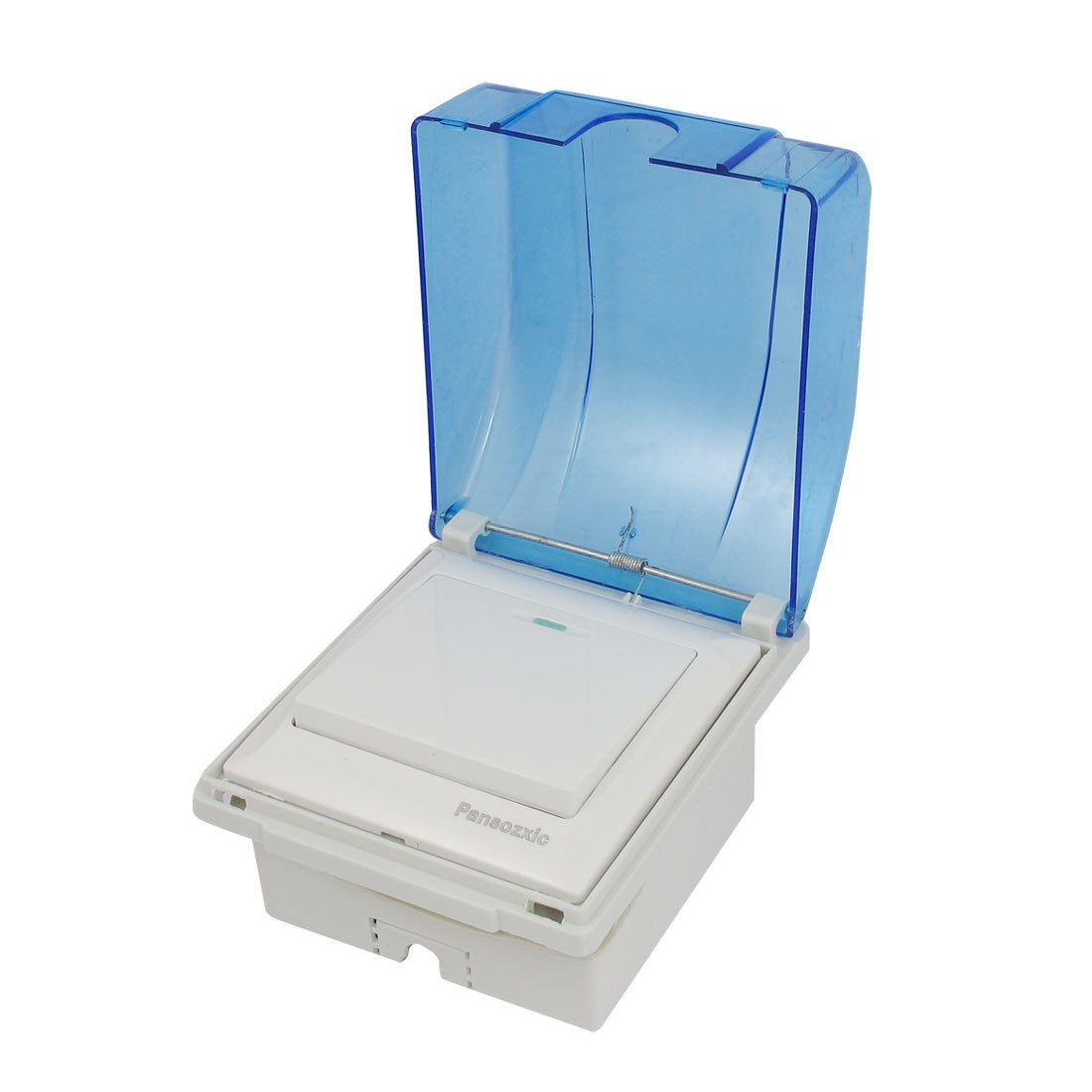 AC 250V 10A White Single Gang Button Home Light Wall Panel Switch