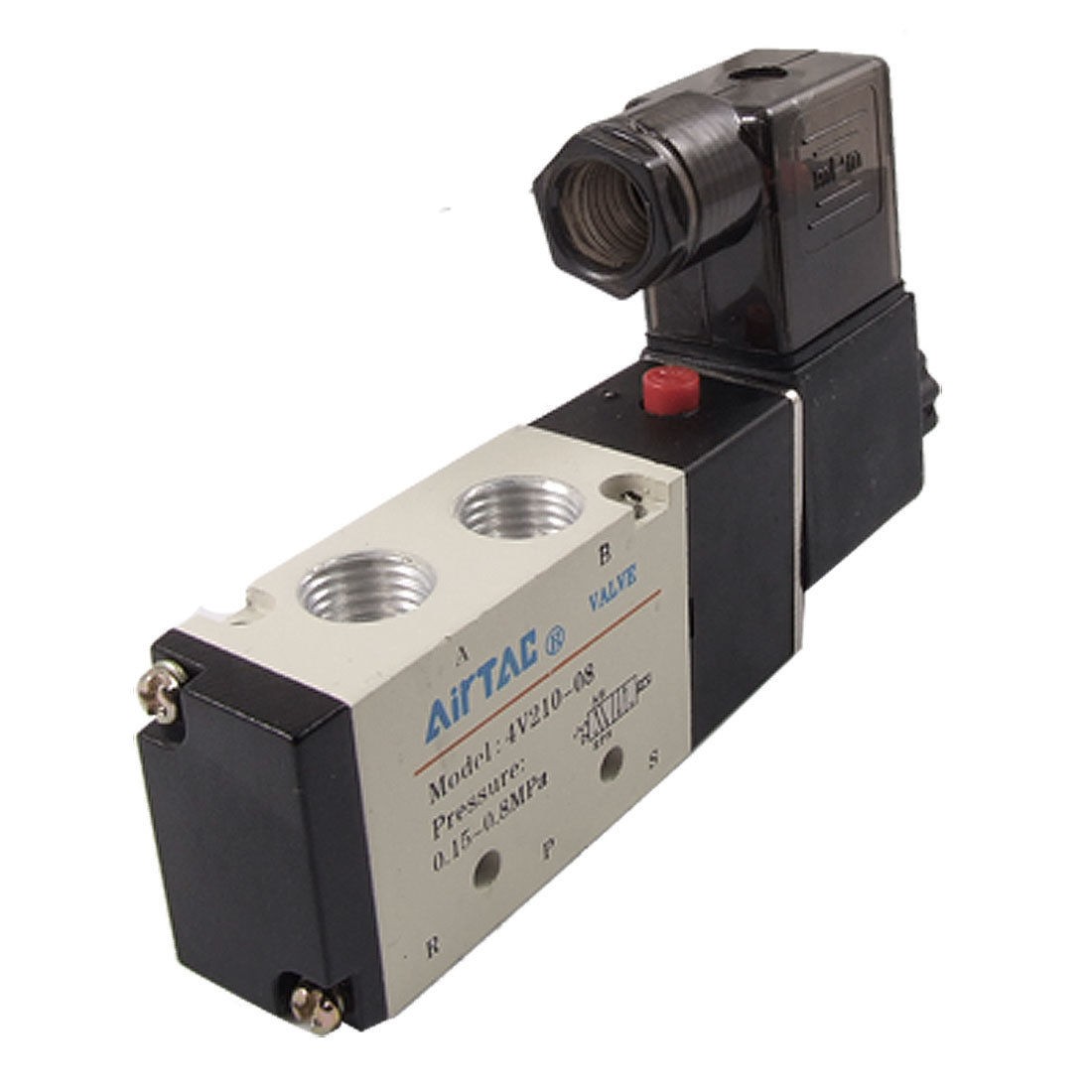 Single Coil 2 Position 5 Way Pneumatic Solenoid Valve 220V AC Ghxeb