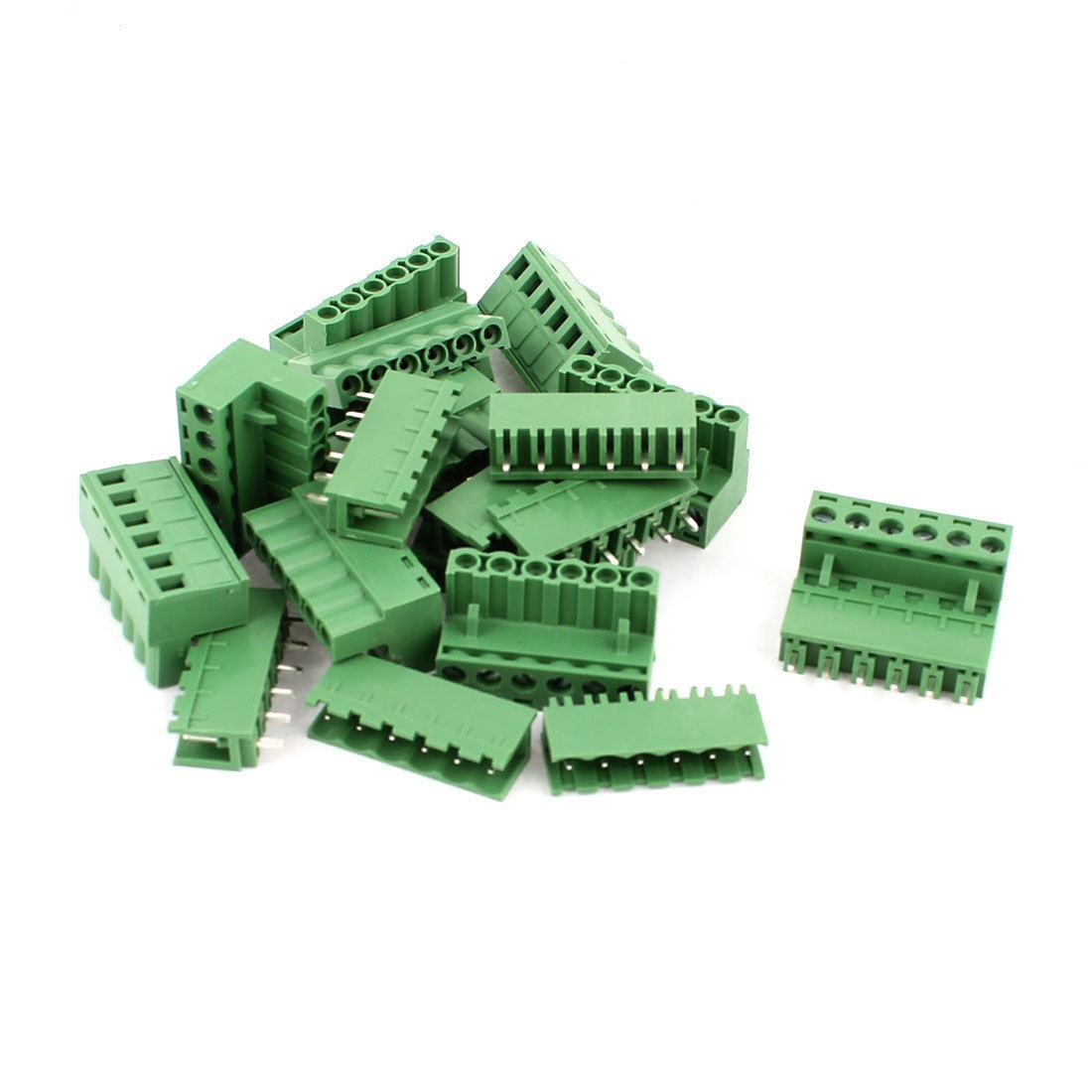 10 Pair 6 Pins 5 08mm Pitch Male Female PCB Screw Terminal Block Connectors