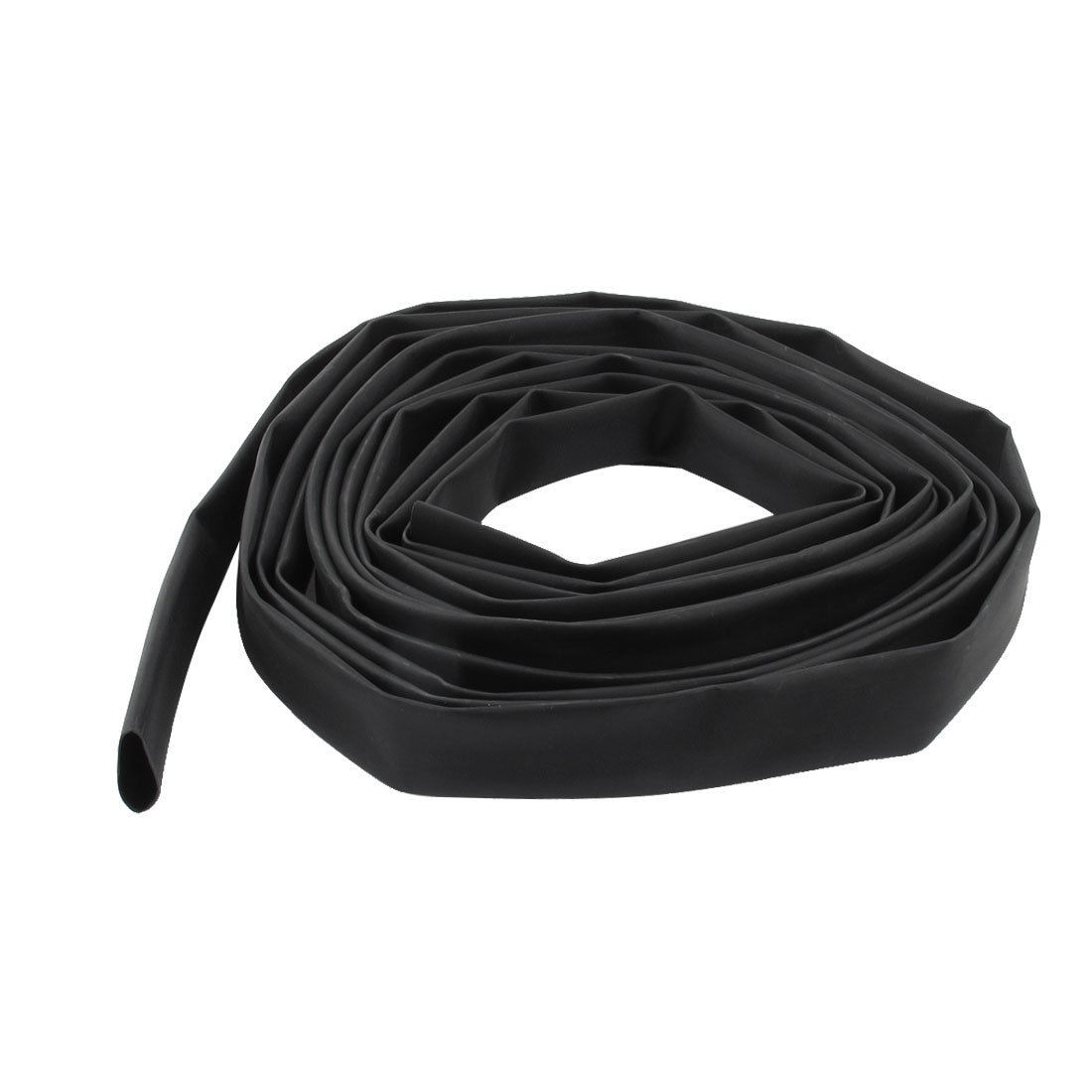 15mm 3 1 Black Polyolefin Heat Shrink Tubing Sleeve Wrap Wire 5M 16 4ft