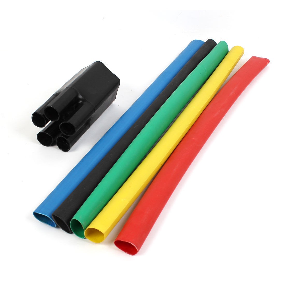 5 Pcs 1KV 70 120MM2 Cable Heat Shrink Tubing Wire Wrap w 5 Way Breakout Boot