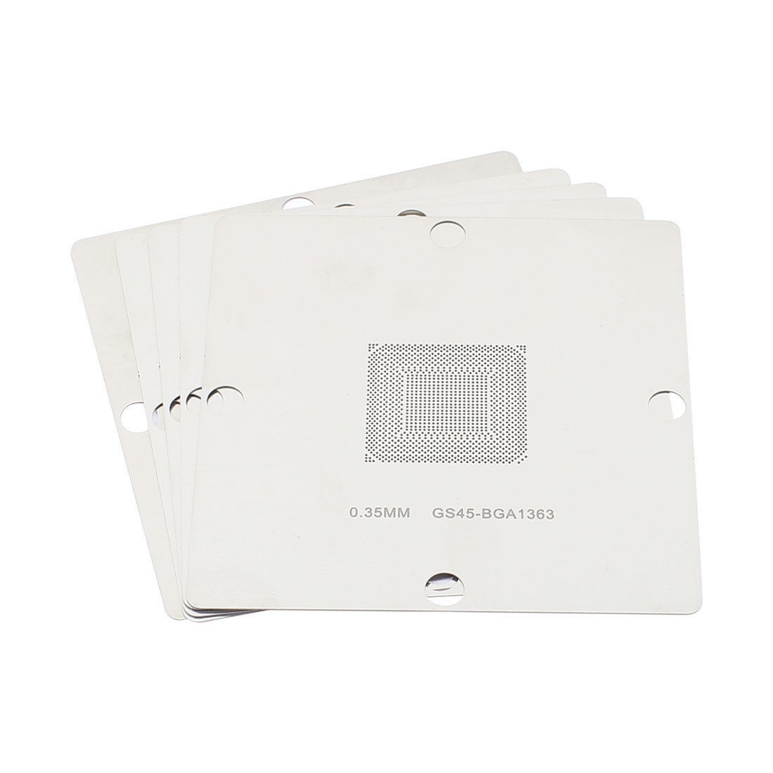 5pcs 80x80mm BGA Reball Reballing Universal Stencil Template for GS45 BGA1363