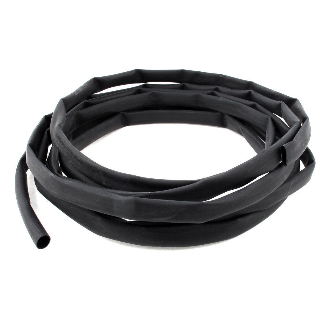 12 7mm 3 1 Black Polyolefin Heat Shrink Tubing Sleeve Wrap Wire 5 Meters