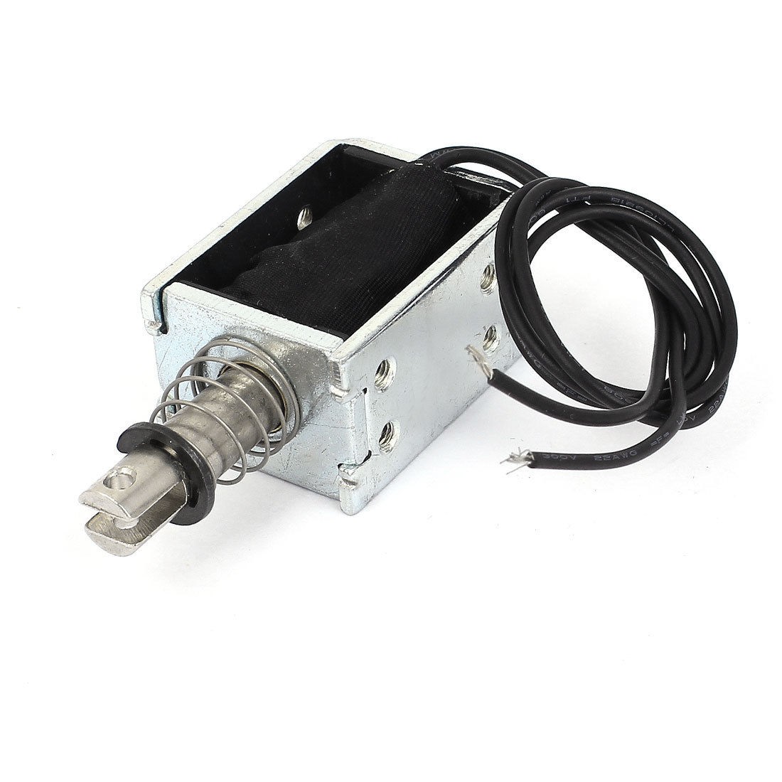 DC 24V 10mm Stroke Open Frame Push Pull Type Magnet Electromagnet Solenoid