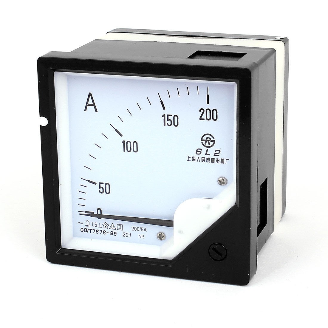 AC 0 200A 6L2 Current Analog Ampere Panel Meter Class 1 5