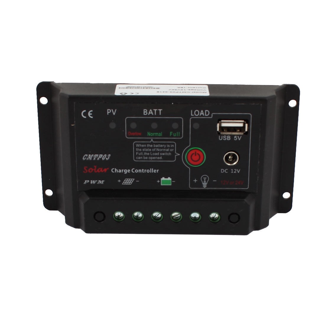 LED Light Phone Solar Battery Charge PWM Controller Regulator CMTP03 2415
