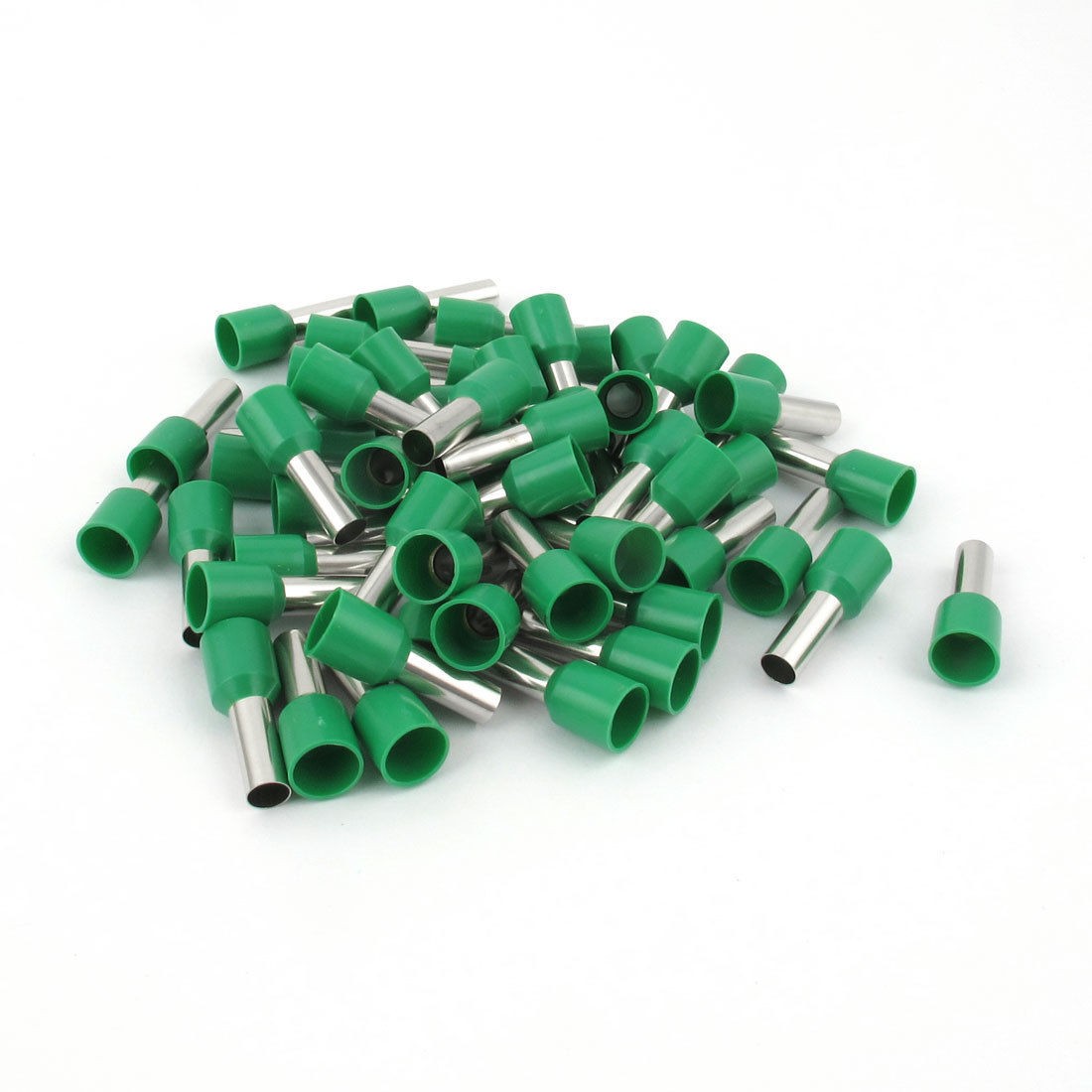 50 Pcs Wire Crimp Cord End Terminal Insulated Ferrule Green E10 12 8AWG 10MM2