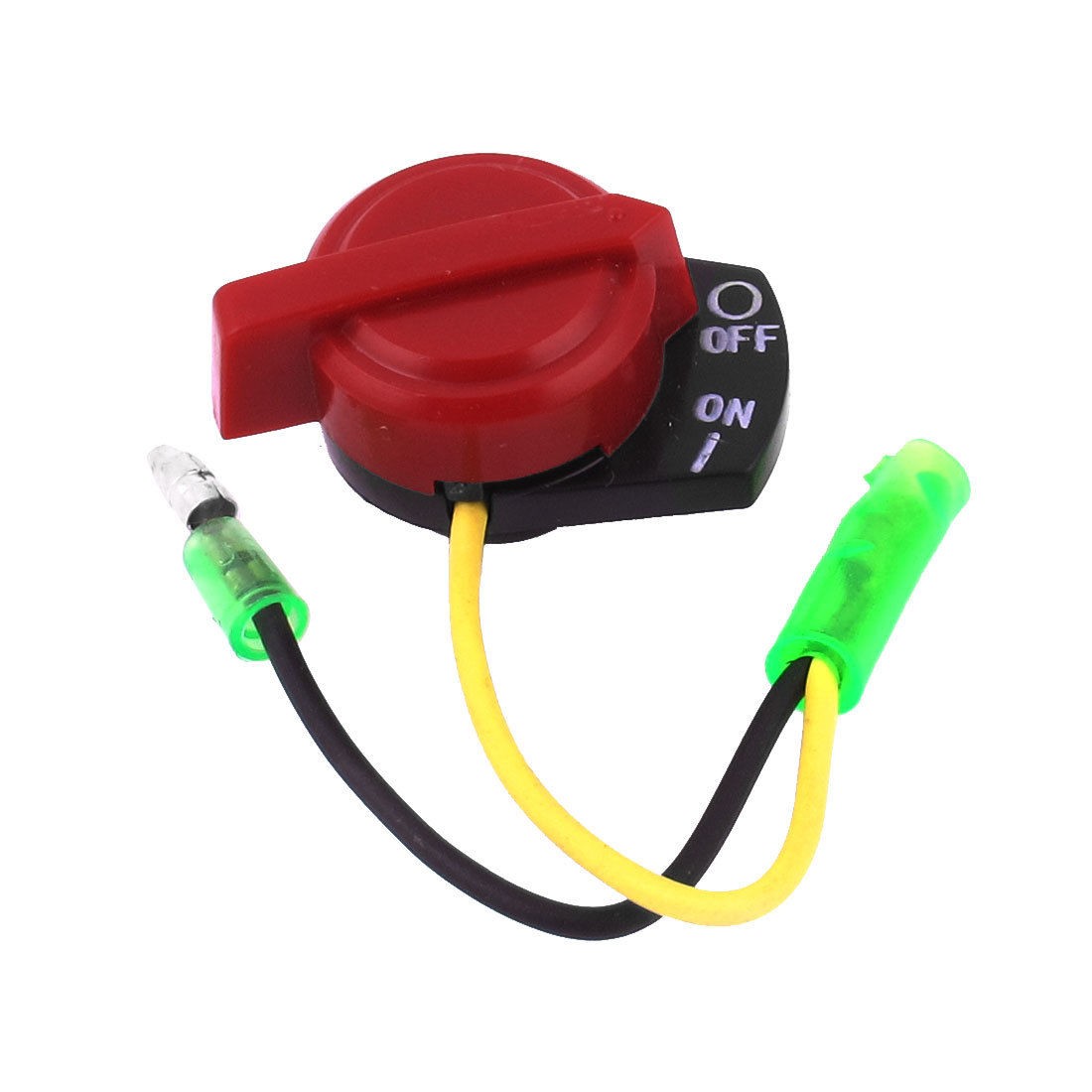 Plastic 2 Wire Lead on Off 2 Position Rotary Knob Engine Stop Control Switch