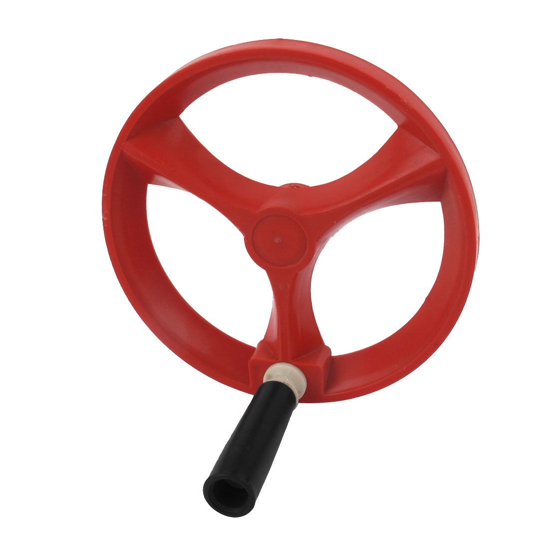 16mmx175mm Plastic 3 Spoke Handwheel Hand Wheel for Generator CNC Lathe