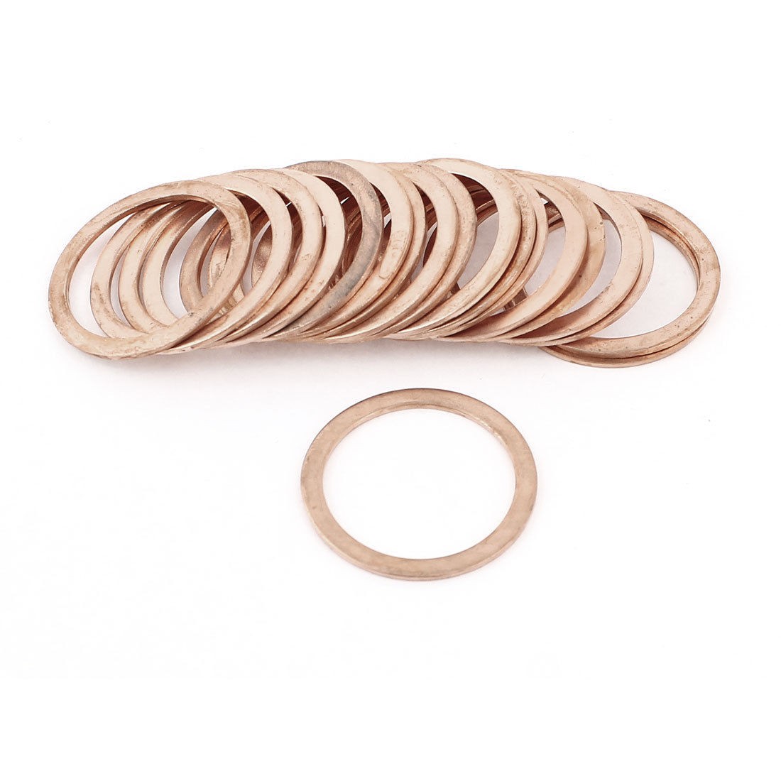20pcs 30mmx38mmx1 5mm Flat Copper Crush Washer Sealing Ring Gasket