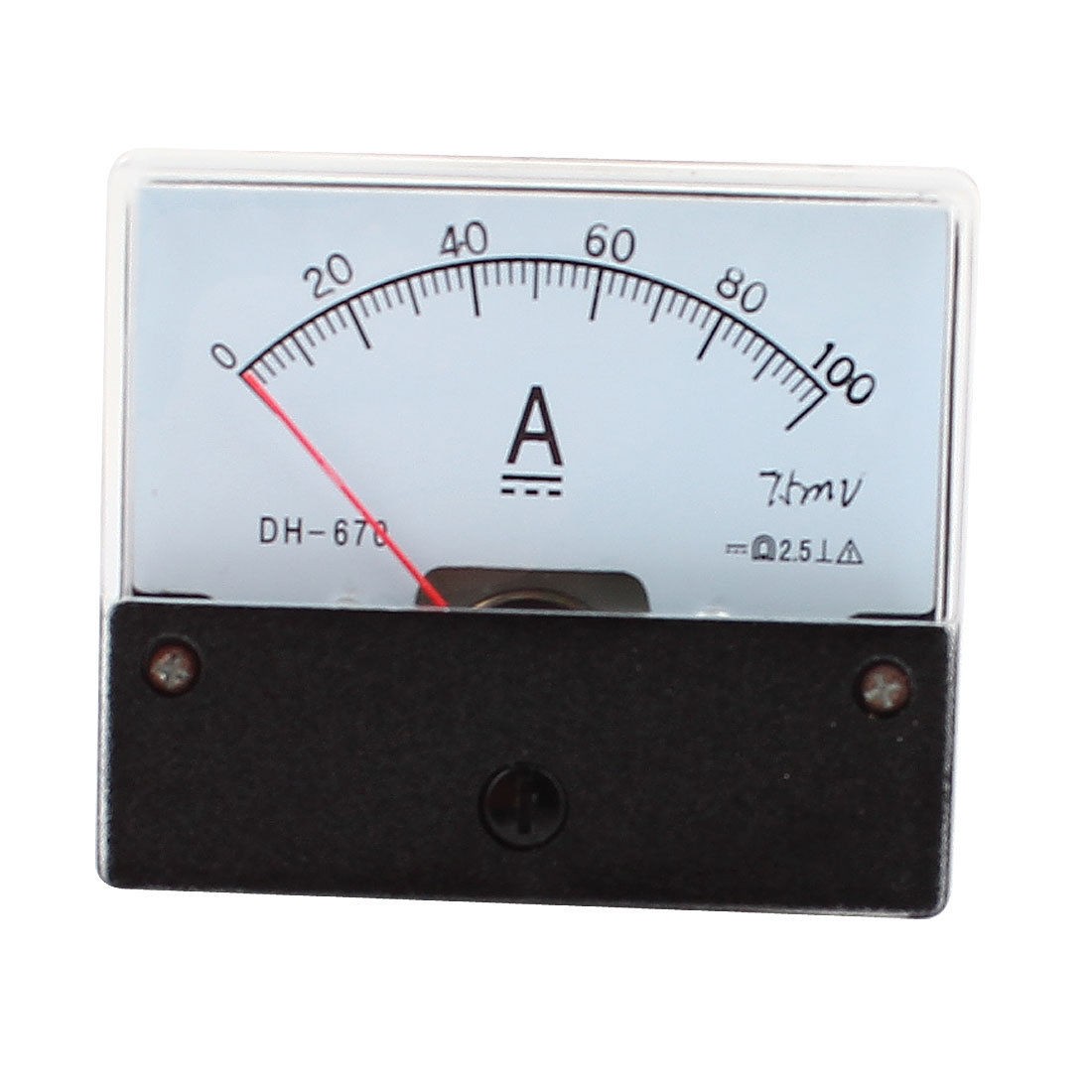 DC 100A Analog Panel Ampere Current Meter Ammeter Gauge DH 670