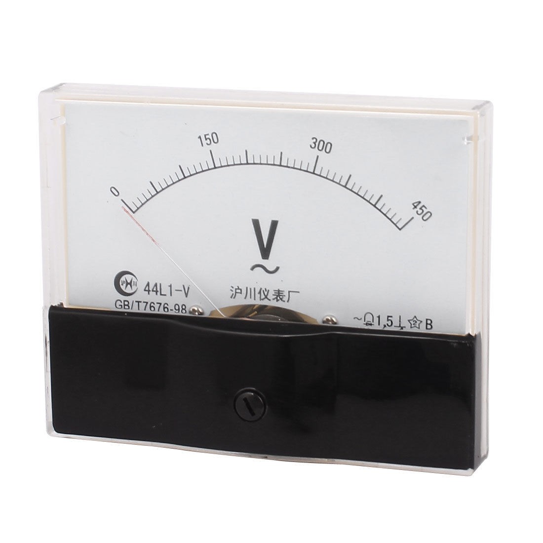 AC 0 450V Arabic Numerals Dial Panel Analog Voltmeter Volt Meter 44L1 V