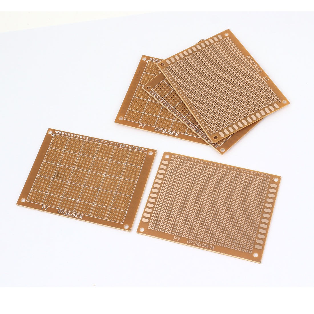 9cm x 7cm Single Side Prototype PCB Circuit Board Universal Stripboard 5 Pcs