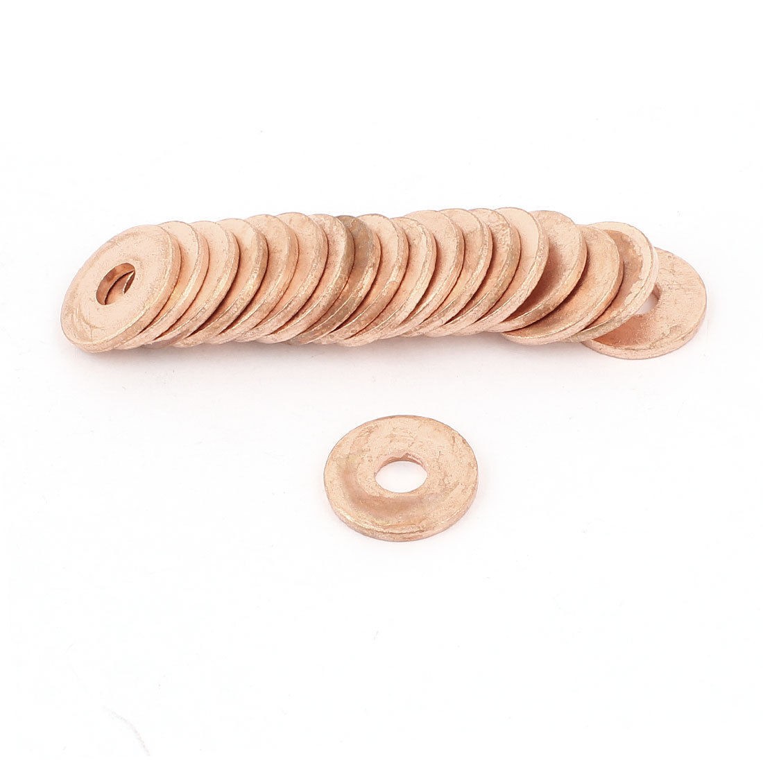 20pcs Copper Crush Washer Flat Ring Gasket Fitting 6mmx18mmx2mm