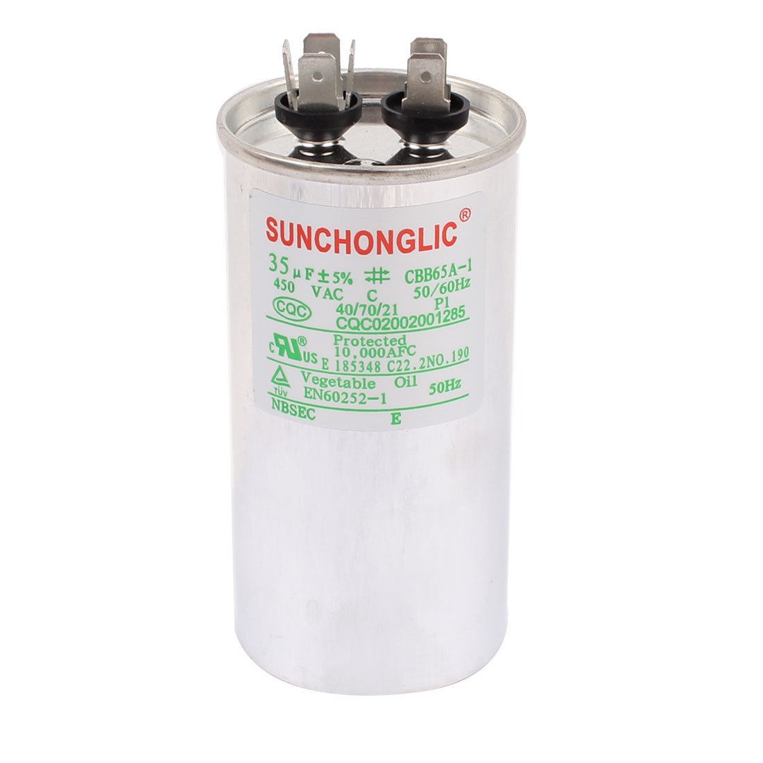 CBB65A 1 AC 450V 35uF 6 Terminal Air Conditioner Motor Running Capacitor