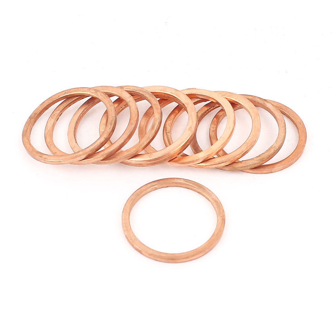 10pcs 18x22x1 5mm Copper Flat Washer Gaskets Spacer Seal Fitting Fasteners