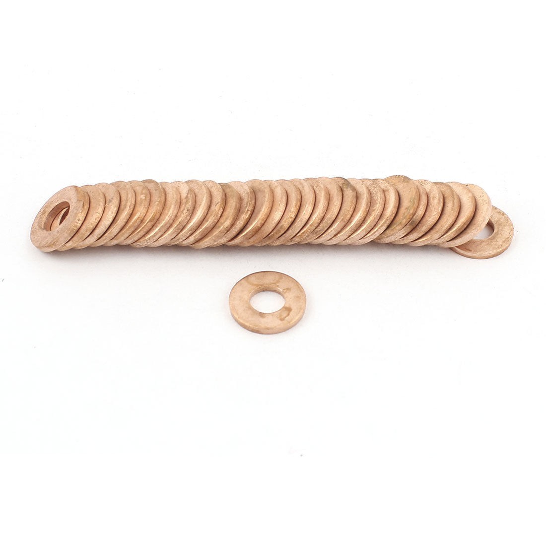 50pcs Tattoo Machine Copper Crush Washer Flat Ring Gasket 7mmx16mmx2mm