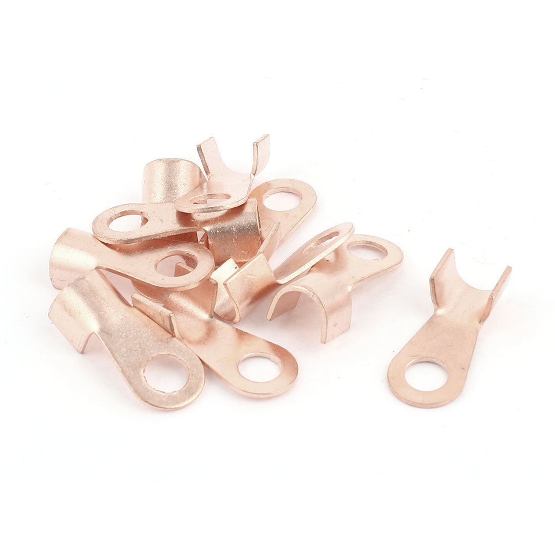 10pcs 50A Open Copper Battery Crimp Terminal Wire Lugs 8 5mm Ring for 5 16 Stud