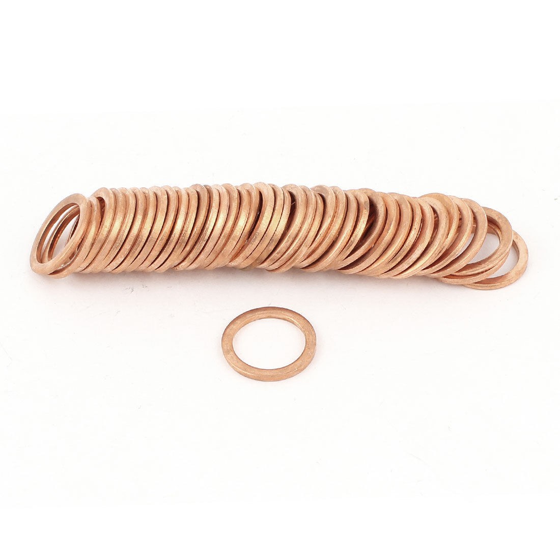 Tattoo Machine Copper Crush Washer Flat Ring 12mmx16mmx1 5mm 50pcs