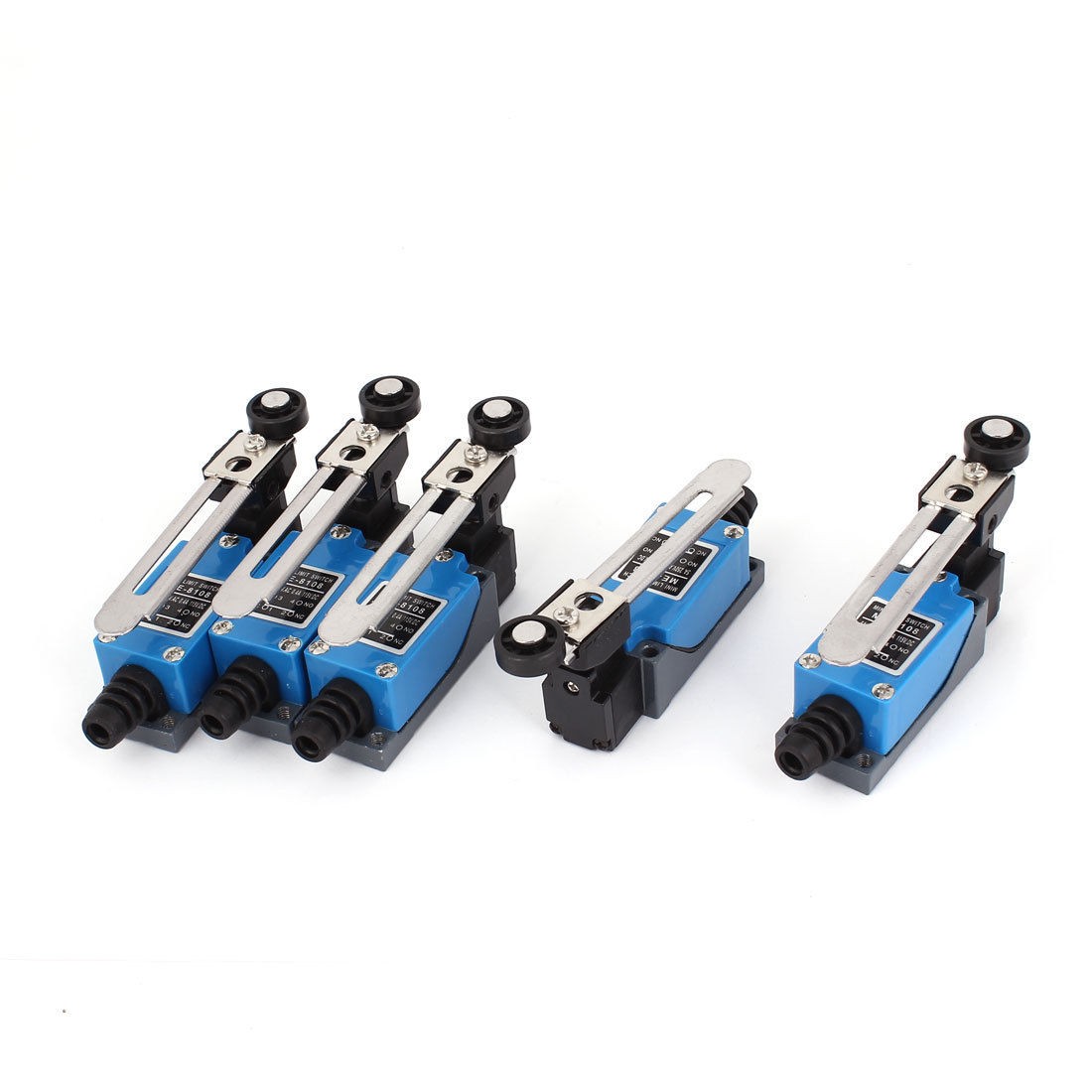 5pcs Me 8108 Adjustable Roller Arm Enclosed Limit Switch AC 250V 5A DC 115V 0 4A