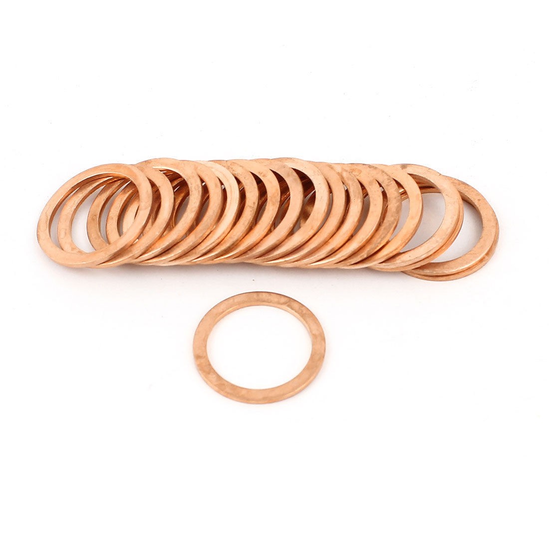 20pcs 21mmx27x1 5mm Copper Flat Washer Gasket Seal Fitting Tightening Fasteners