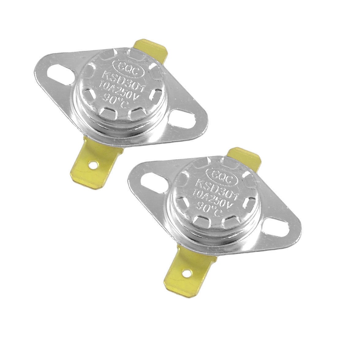 2 Pcs 90C NC Temperature Control Switch Ceramic Thermostat