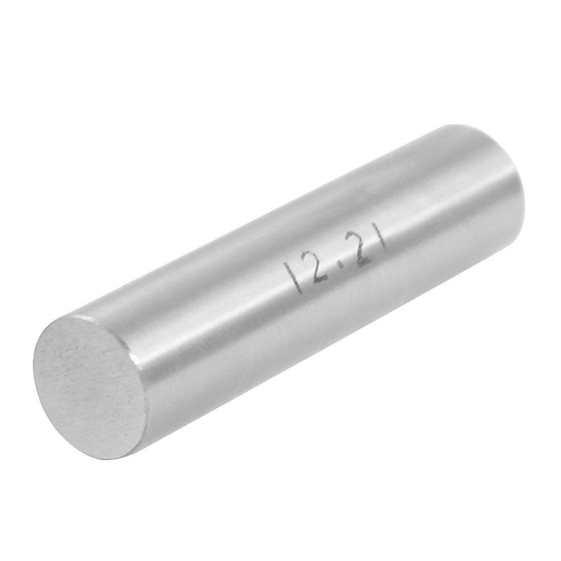 12.21mm Diameter Tungsten Carbide Plug Pin Gage Gauge w Plastic Case