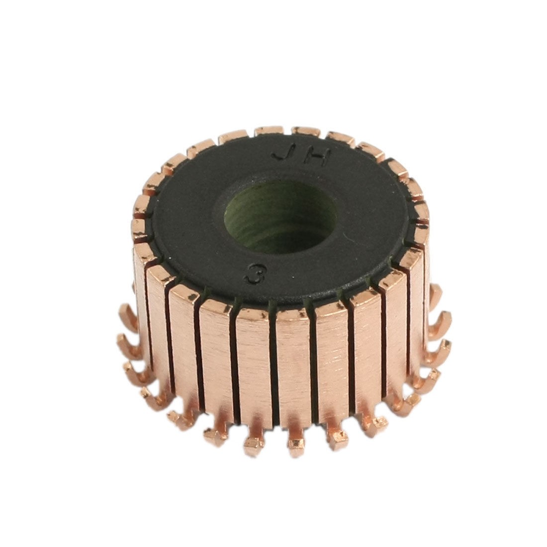 8mm x 21.5mm 24 Gear Tooth Copper Case Auto Alternator Power Tool Commutator