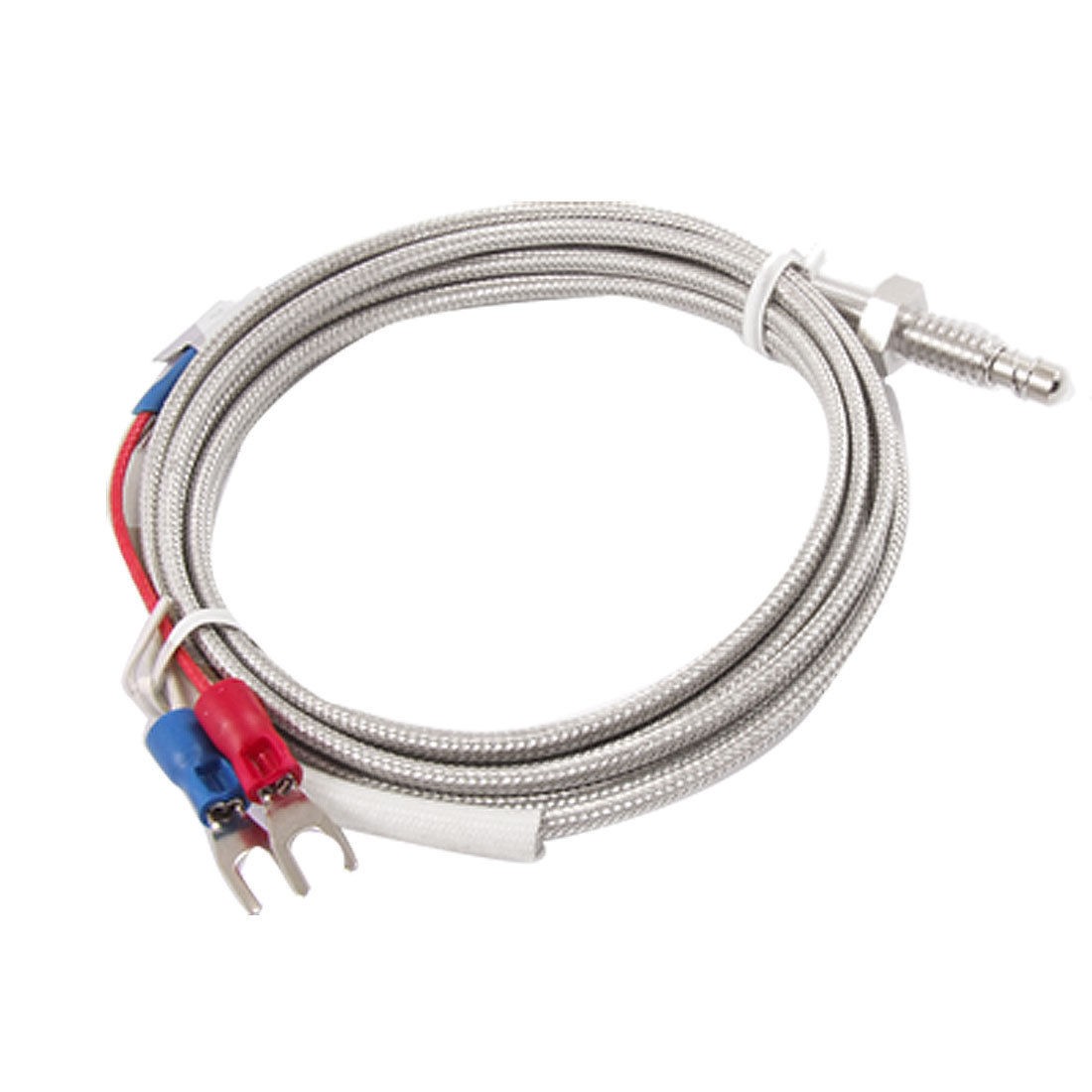 K Type Thermocouple Temperature Control Sensor Probe 2 Meter