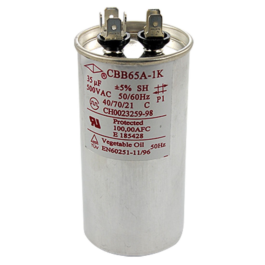 CBB65A Motor Air Conditioner Capacitor 35uF AC 500V