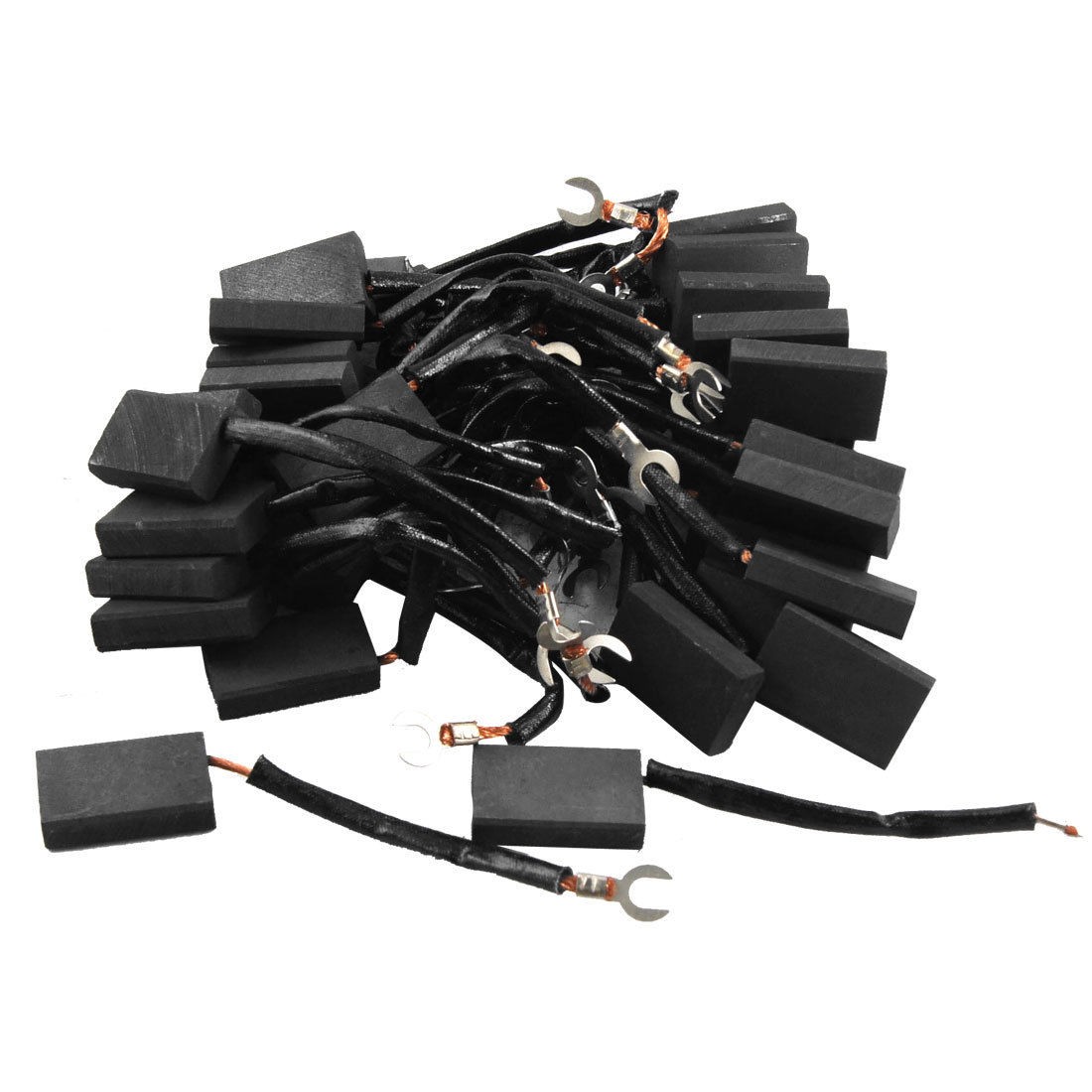 80 Pcs 1 9/16" x 31/32" x 3/8" Electric Motor Carbon Brush Replacement