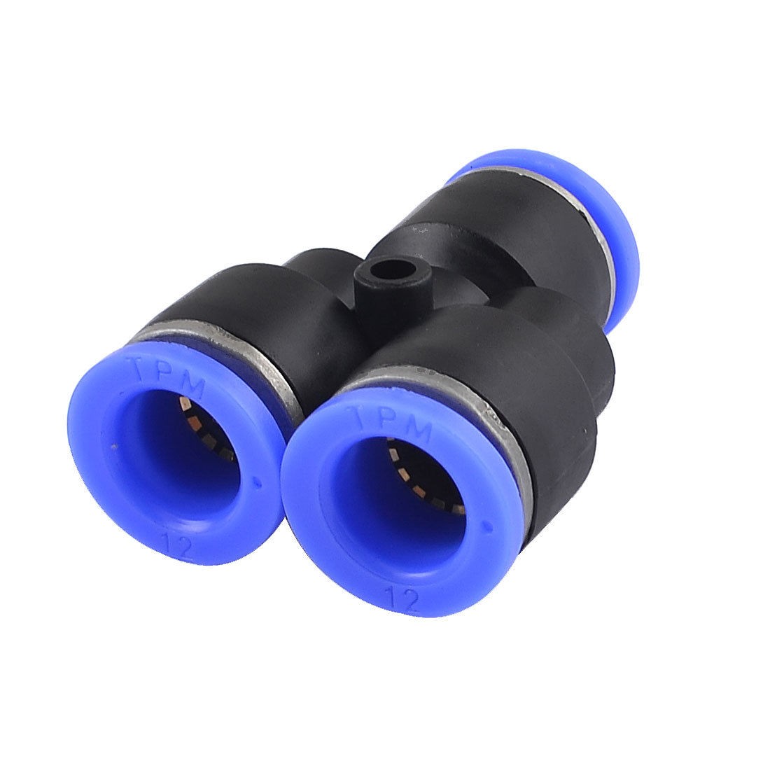 Y Shaped 3 Way 12mm Push in Connect Quick Joint Air Pneumatic Fittings