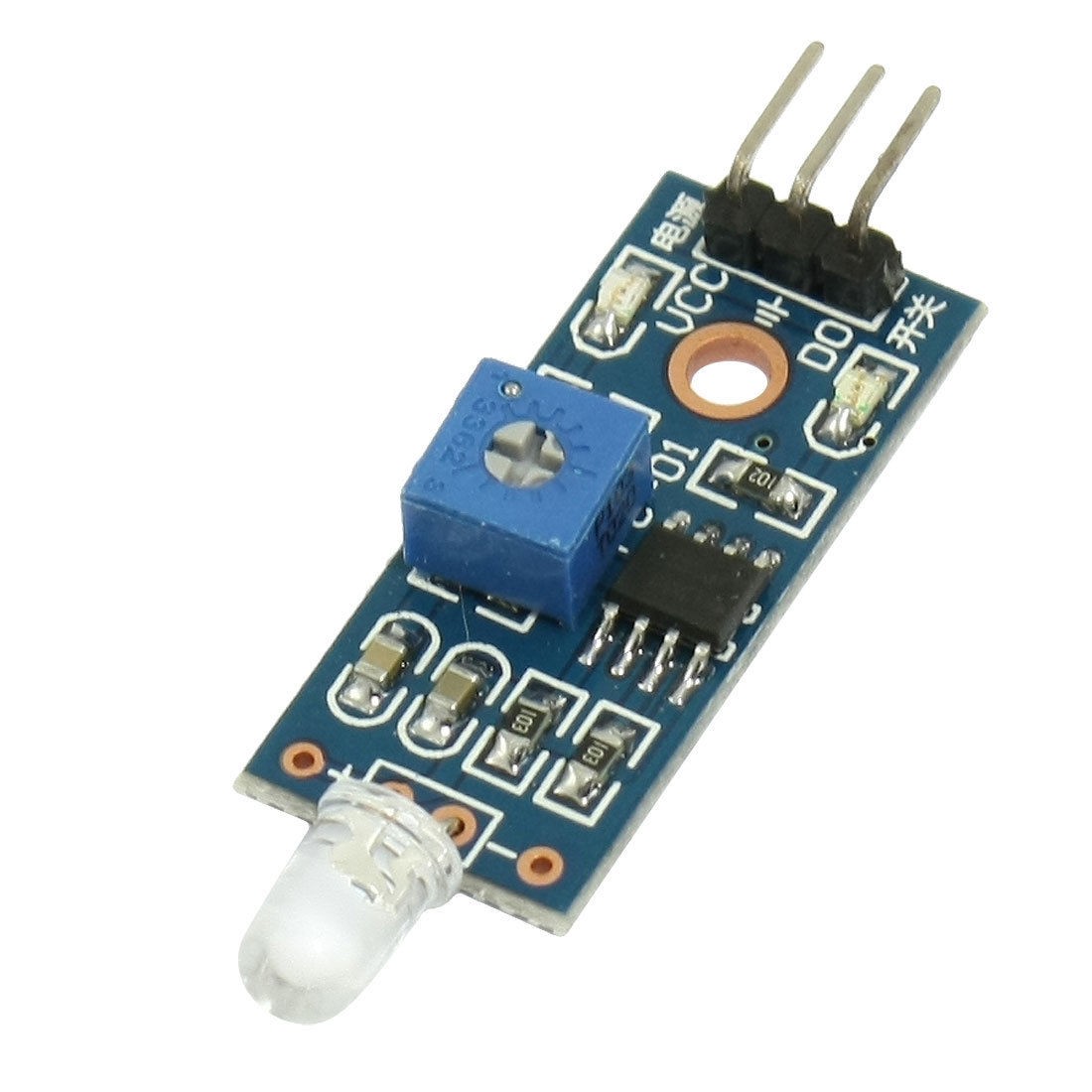 Light Detection 3 Pins 1 Channel Photo Diode Sensor Module