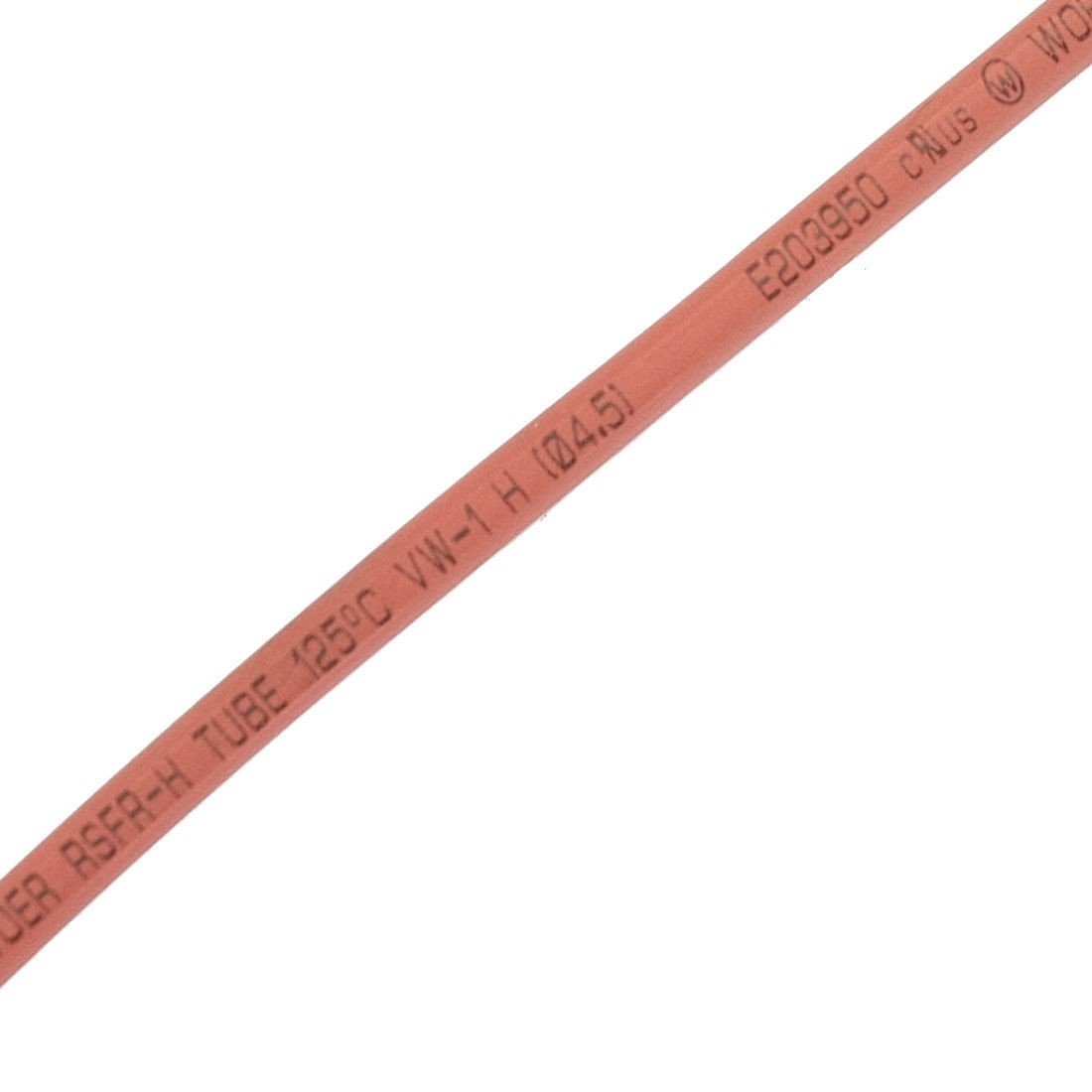 4.5mm Diameter Shrinkable Tubing Red Heat Shrink Tube 10M 32.8ft