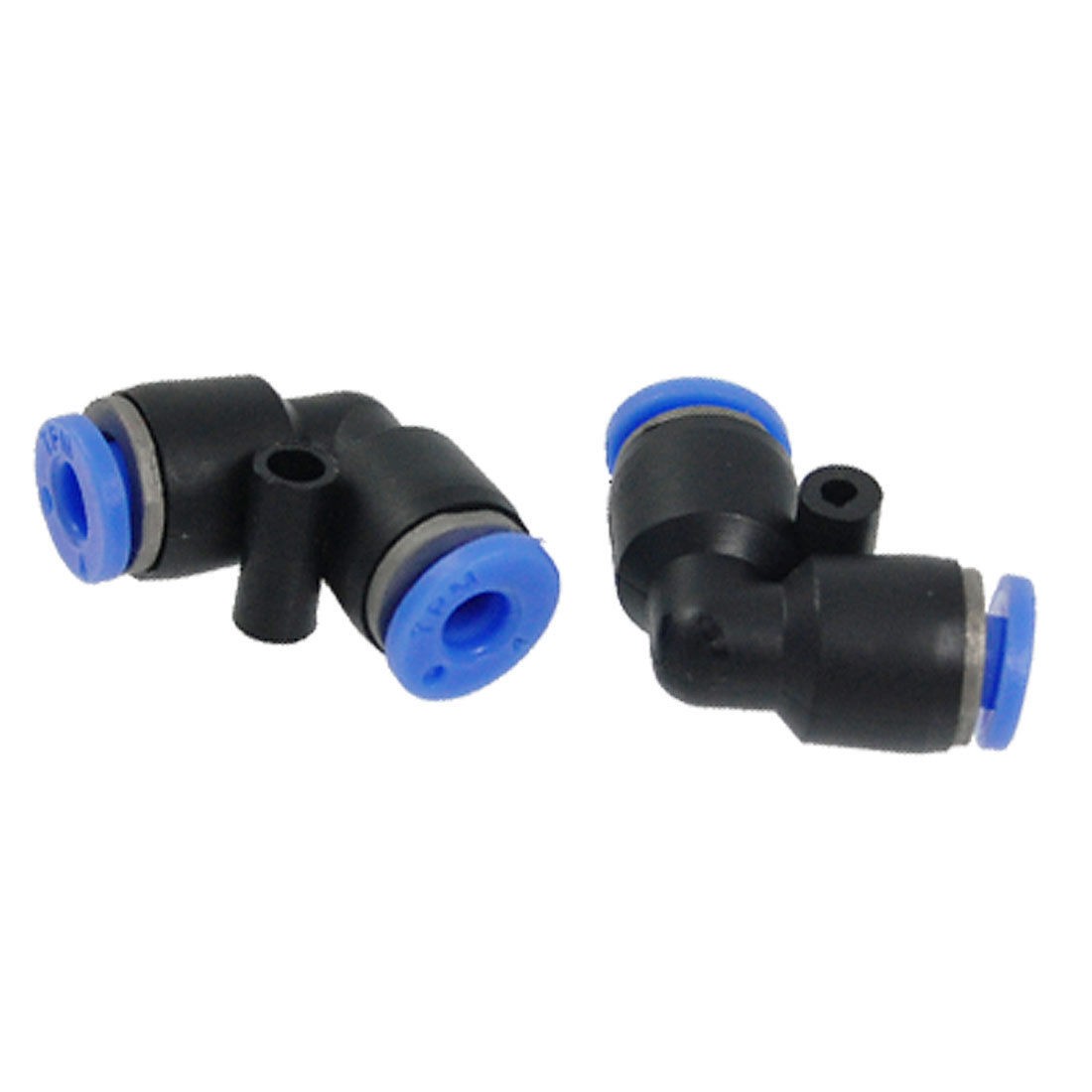 2 Pcs Pneumatic 8mm to 8mm Right Angle Quick Fittings Axyiw