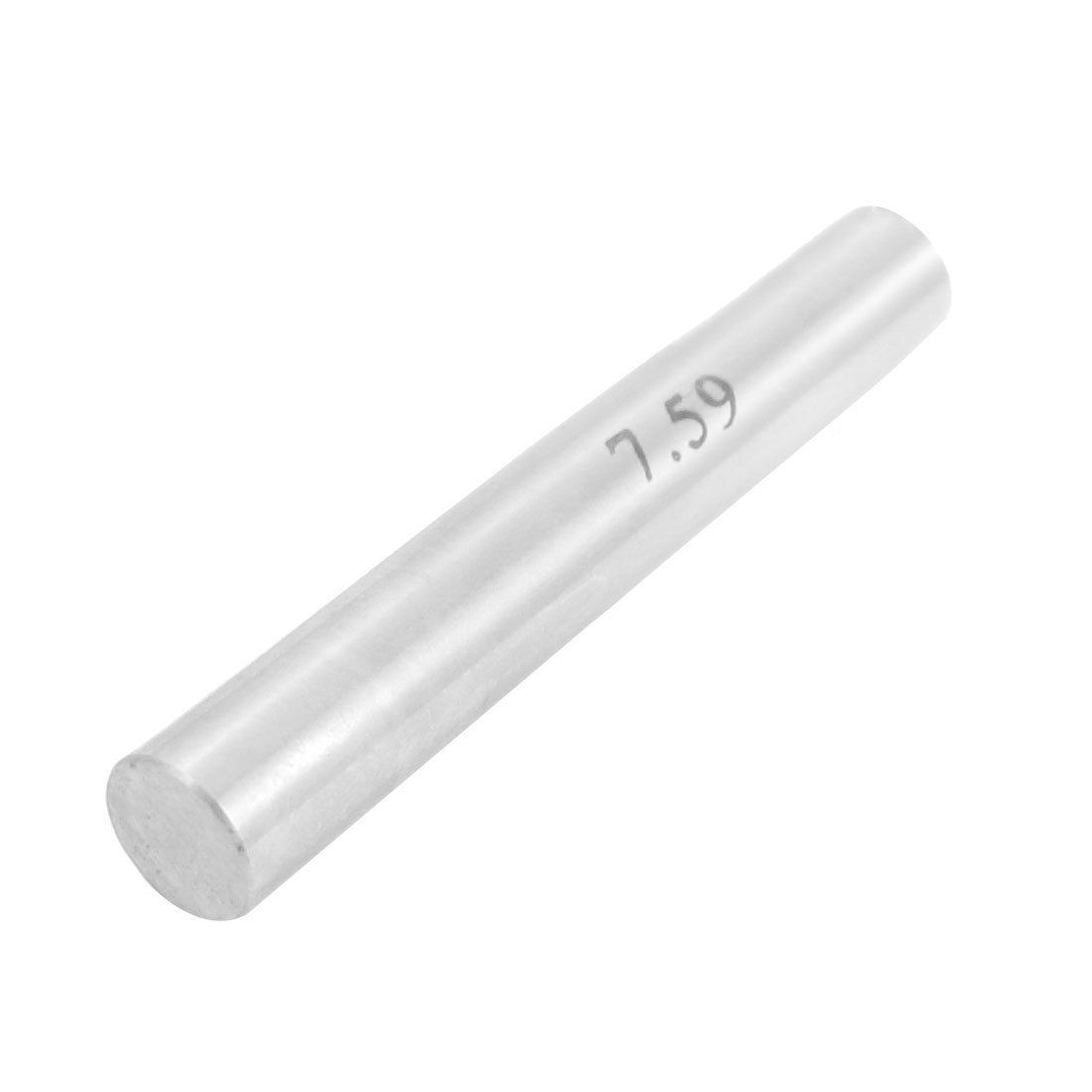 7.59mm Diameter Tungsten Carbide Plug Pin Gage Gauge w Clear Storage Box