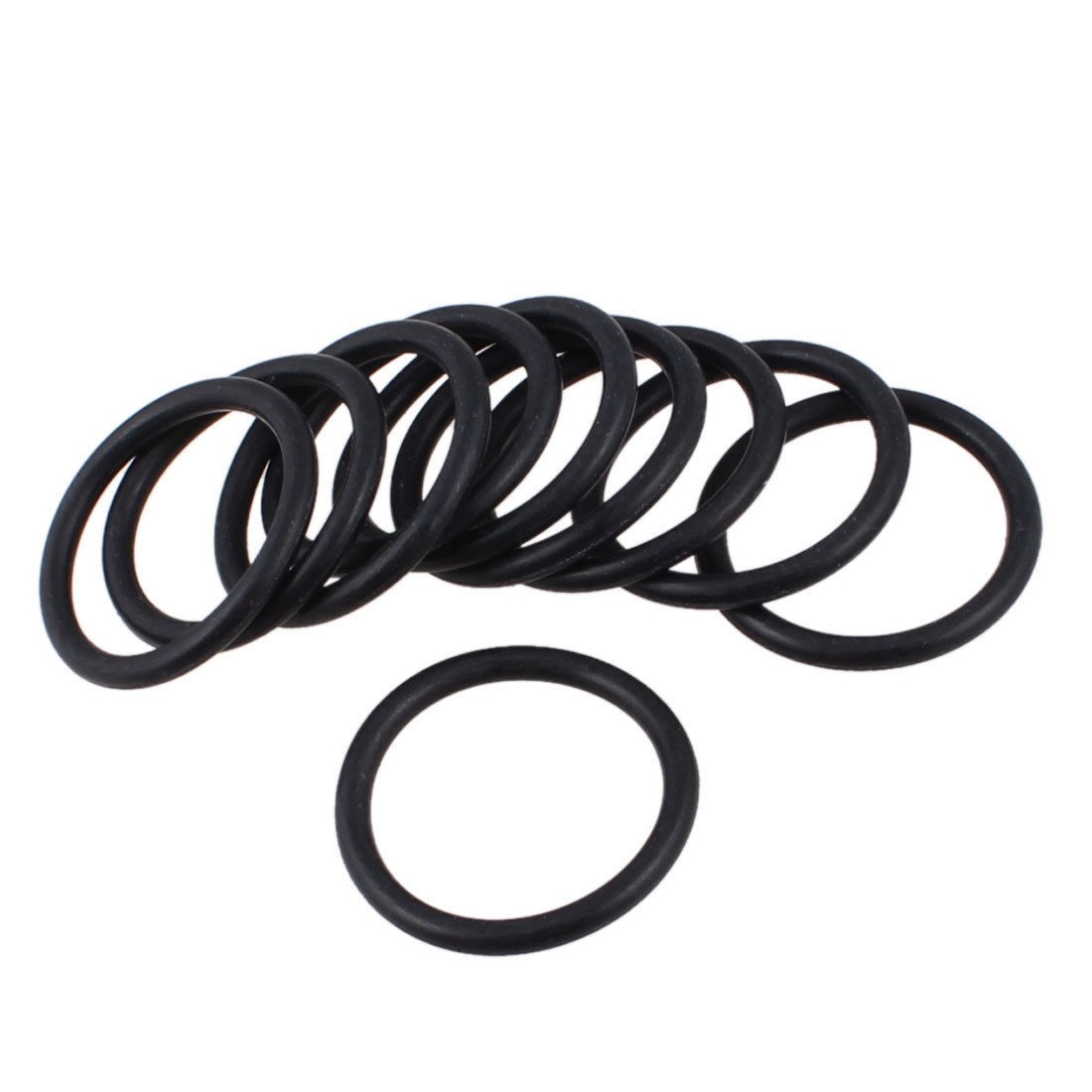 10 Pcs Oil Seal O Rings Black Nitrile Rubber 31mm OD 3mm Thickness