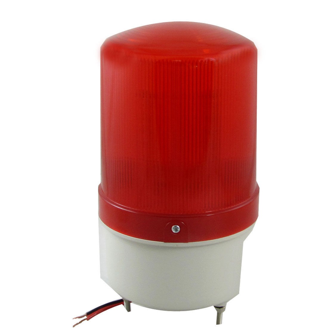 DC 24V Red LED Rotating Warning Light Industrial Signal Tower Lamp with Wire
