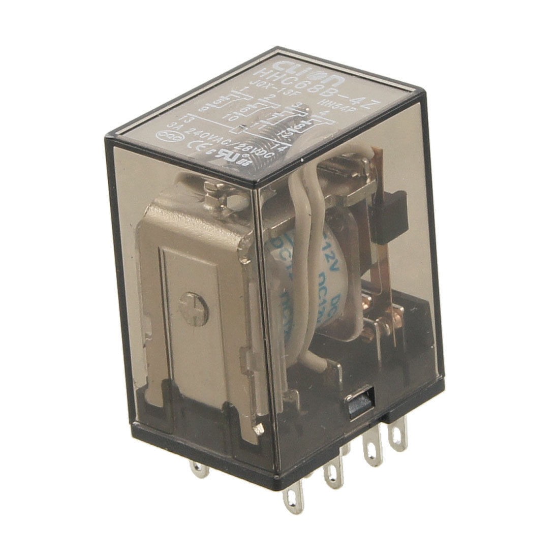 JQX-13F HH54P DC 12V Coil 4NO 4NC General Purpose Power Relay 4PDT 14 Pin