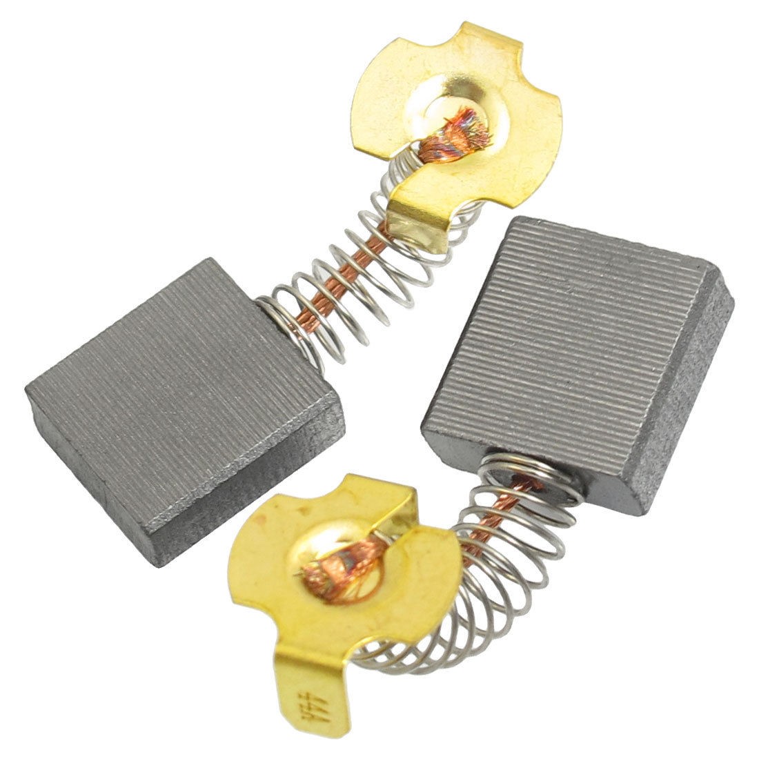 1 Pair 18 x 17 x 7mm Electric Motor Carbon Brushes for Hitachi 180