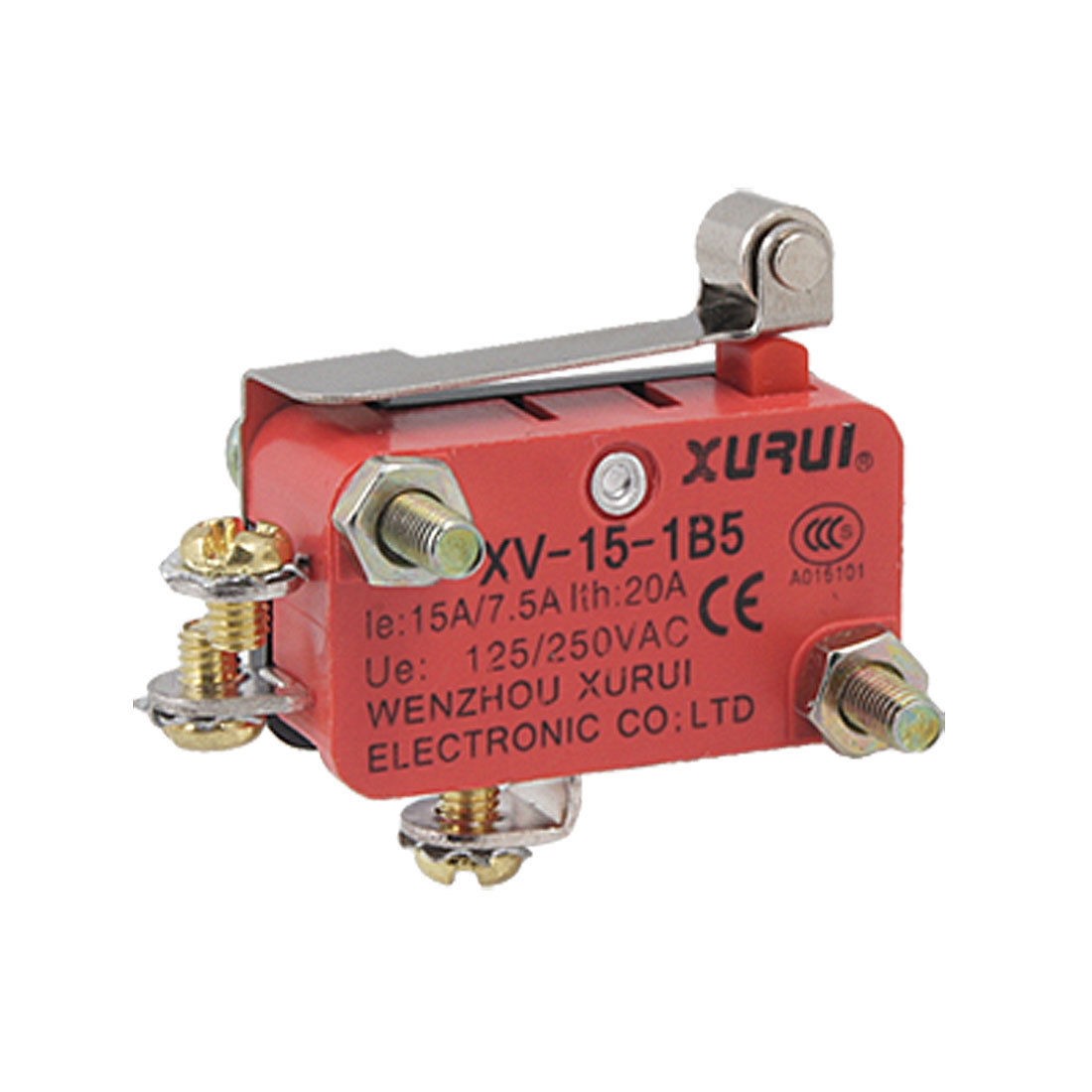 Screw Terminals Roller Hinge Lever SPDT Micro Switch