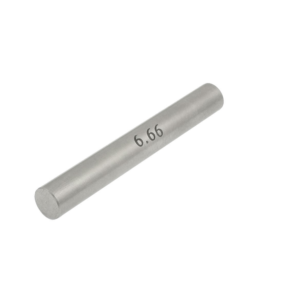 6.66mm Dia Tungsten Carbide Cylinder Pin Gage Gauge 50mm Length