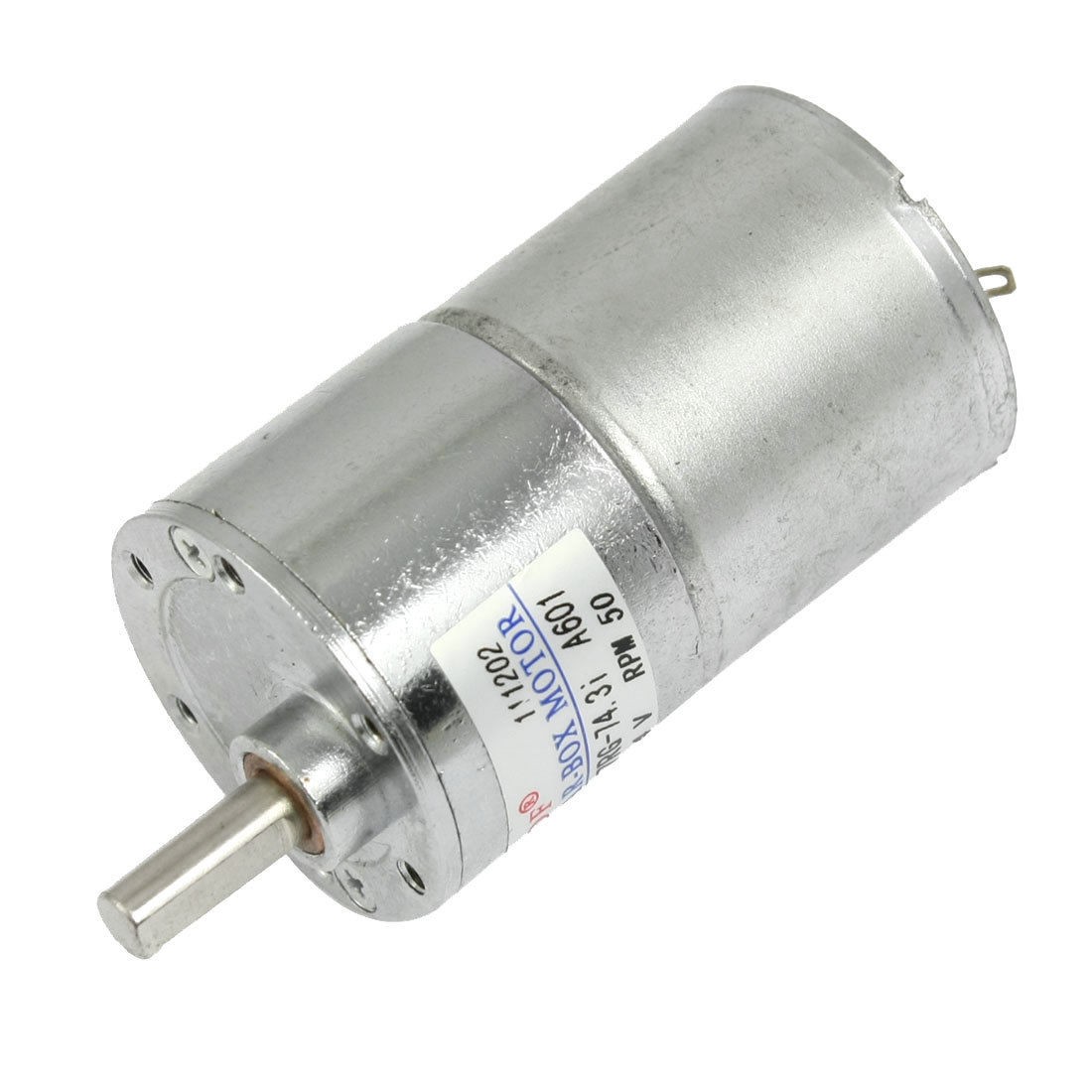 4.32kg.cm Torque 37mm Dia Magnetic Gear Motor 50 RPM 130mA 24V DC
