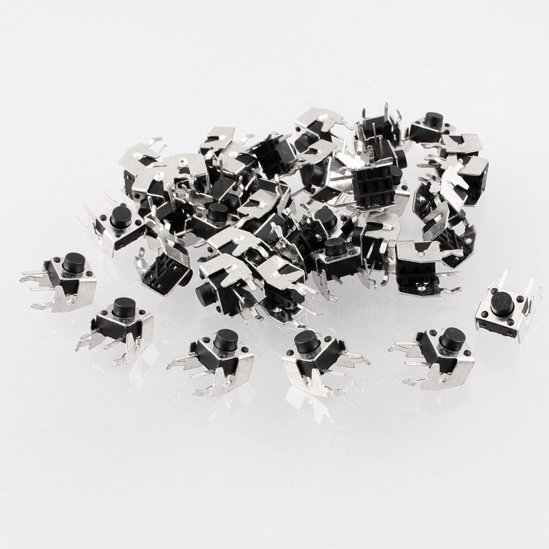 40Pcs 7x7x8mm Panel Momentary Tactile Tact Push Button Switch 2-Pin DIP