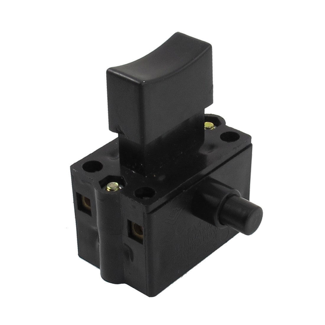 AC 250V 15A AC 125V 20A Lock On DPST NO Black Case Electric Tool Trigger Switch