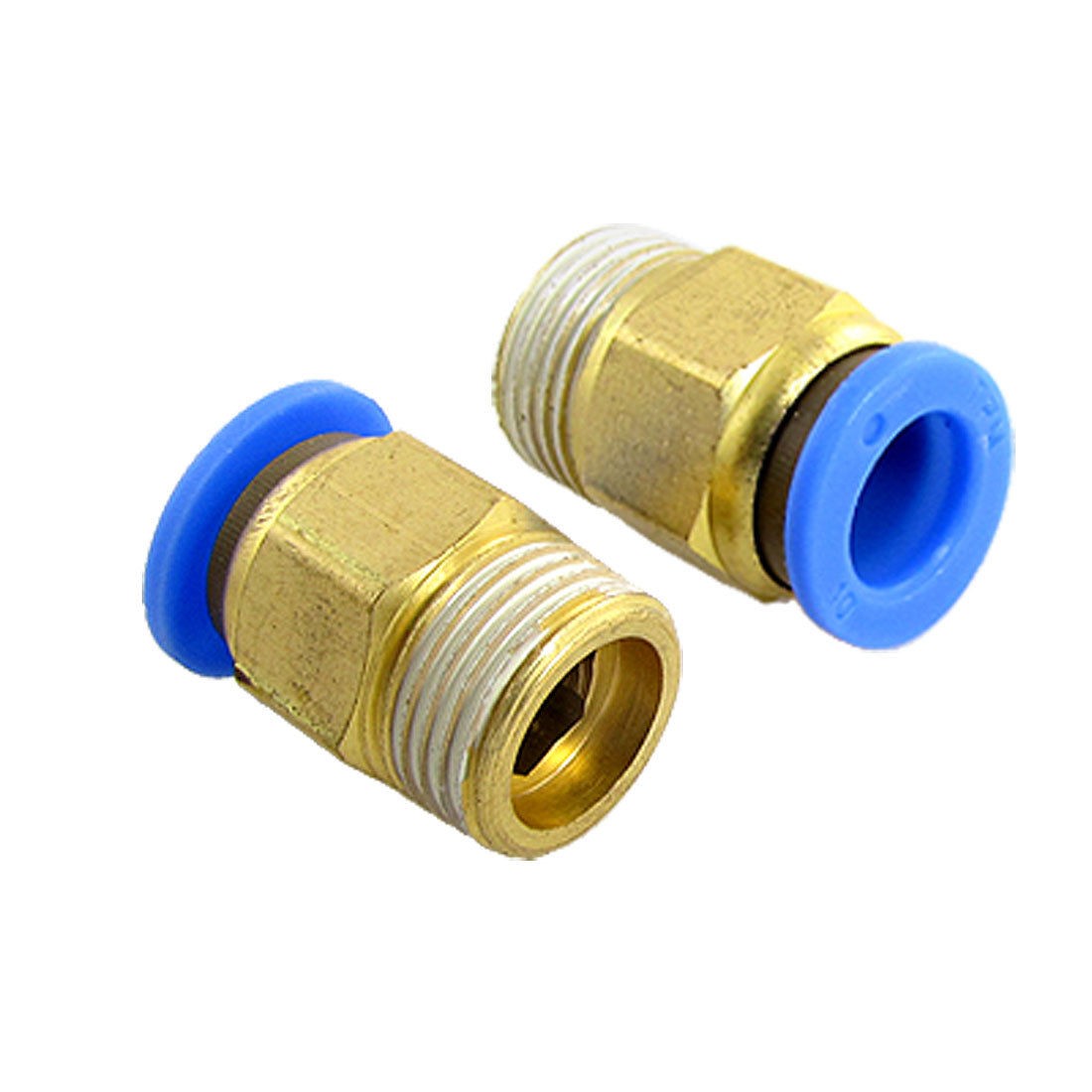 10mm 2 Pcs Push in Quick Joint Pneumatic Connectors