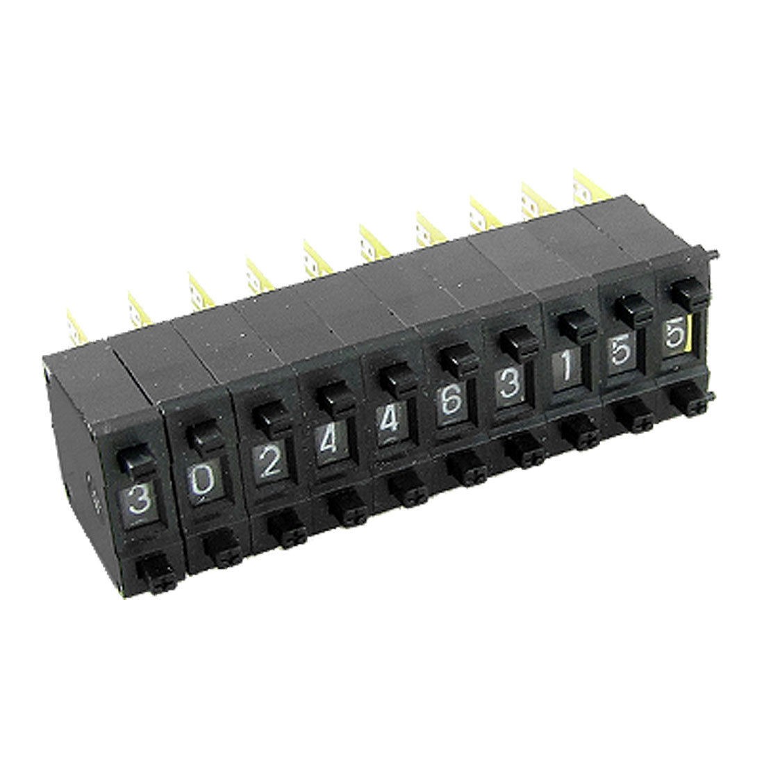 Electronic 10 in 1 Digits Pushwheel Thumbwheel Switch
