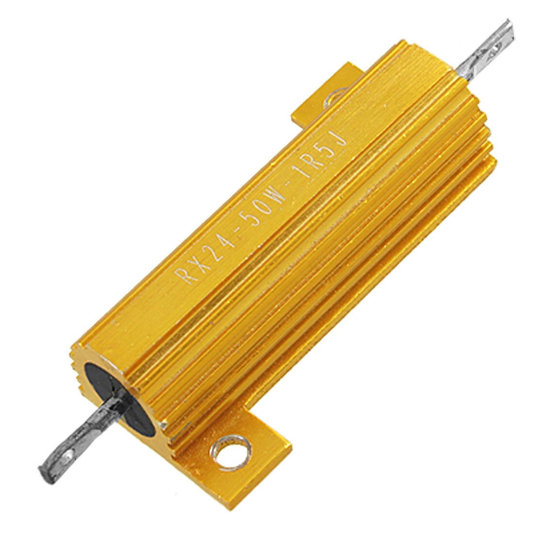 5% 50W 1.5 Ohm Chassis Mount Wirewound Aluminium Housed Resistor