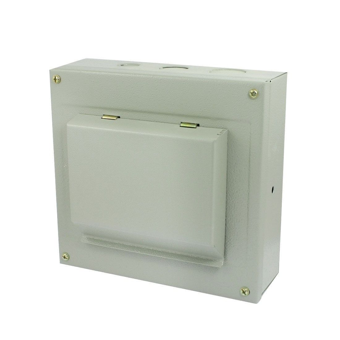 Rectangle Shape Gray Metal Power Distribution Box Guard Cover