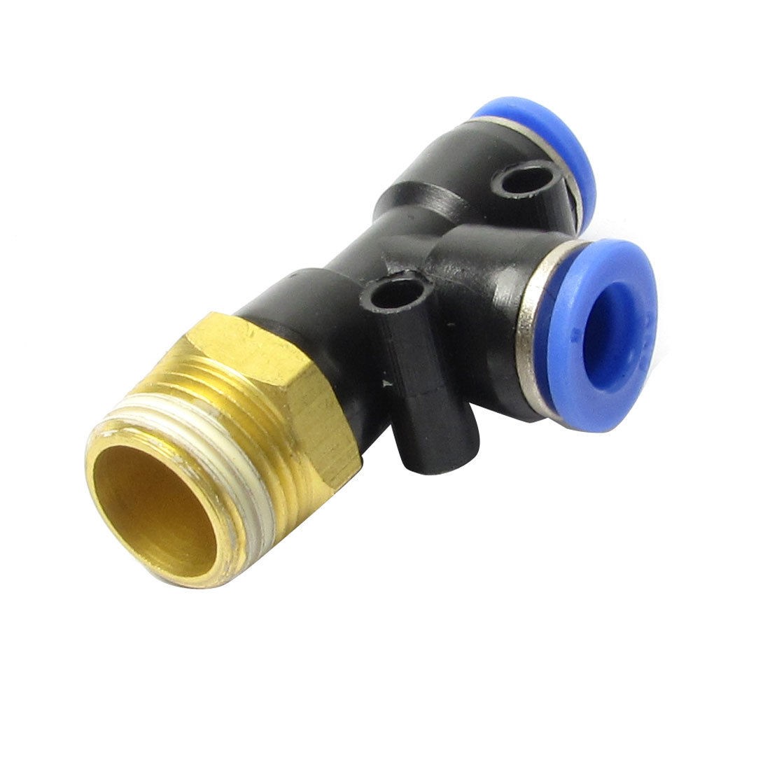 3 8" PT Thread 8mm One Touch Push in Run Tee Pneumatic Quick Fittings